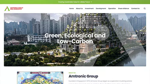 Corporate Web Design | Amtronic Pte Ltd