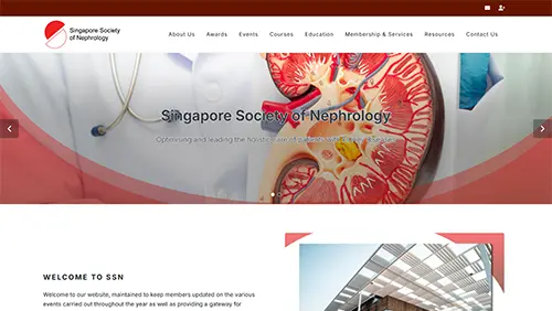 Corporate Web Design | Singapore Society Of Nephrology