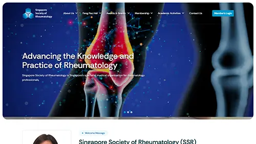 Corporate Web Design | Singapore Society of Rheumatology 